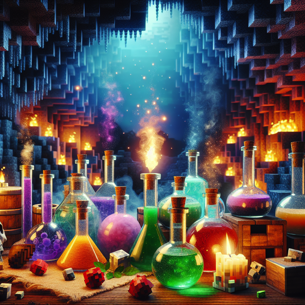 Kreativitas dalam Meracik Resep Ramuan Unik di Minecraft